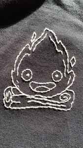 Camiseta personalizada de anime con bordado a mano de Totoro de Ghibli - Product Image 4