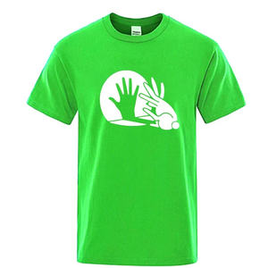 Camiseta personalizada lisa con serigrafía de alta calidad para hombre, venta al por mayor, Camiseta básica informal de algodón suave de verano 300 GSM para hombre - Product Image 5