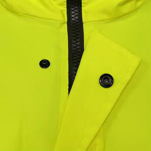 Veste de sécurité d'hiver pour adultes, veste de travail à haute visibilité réfléchissante, vêtements de travail imperméables et thermiques pour la construction - Product Image 4