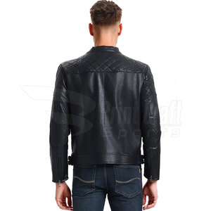 Chaqueta de Cuero para Hombre, Moda de Invierno, Hecha a Medida, Venta en Línea, Chaqueta de Cuero para Hombre en Existencia - Product Image 5