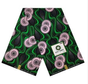 Tissu Wax Africain en Gros Motifs Imprimés Unis pour Robe Options de Personnalisation Disponibles Qualité Supérieure - Product Image 6