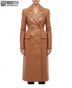 Nouveauté hiver 2025, best-seller, manteau long pour femme, élégant, longueur cheville, pardessus en tricot véritable, respirant - Product Image 1