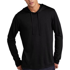 Camisas de protección solar para hombres UPF 50 + Sudadera con capucha de manga larga UV SPF Pesca Senderismo Camisas Anillo Spun Algodón Poliéster Sudadera con capucha más suave - Product Image 1