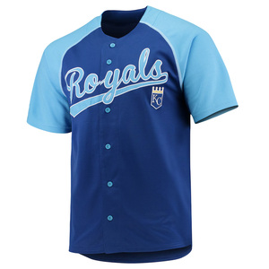 Camiseta de béisbol personalizada de talla grande para hombre, camiseta de Bo Jackson bordada transpirable de la ciudad para la realeza, venta al por mayor - Product Image 4