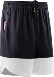 2024 pantalones cortos informales de algodón 2 en 1 para hombre con forro pantalones cortos deportivos de entrenamiento con bolsillos pantalones cortos de gimnasio patrón decorado - Product Image 6