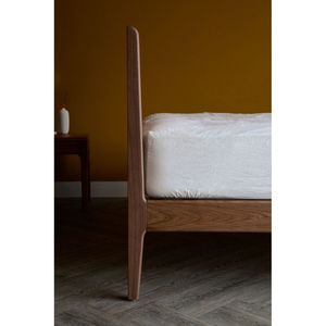 Cama duradera personalizable de diseño minimalista de madera maciza de teca - Product Image 6