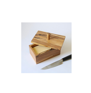 Caja de embalaje de regalo con diseño de mantequilla de madera para regalo único al por mayor para mantequilla corporal para caja de forma cuadrada y cuchillo - Product Image 3
