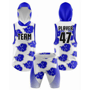 El más nuevo diseño OEM sublimación 7v7 bandera uniforme de fútbol precio al por mayor bajo MOQ mejor calidad bandera americana uniforme de fútbol - Product Image 1