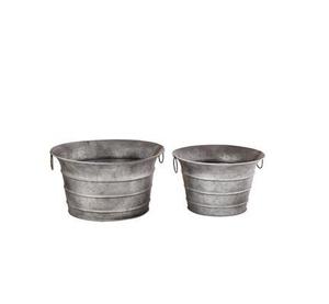 Decorative galvanized planter with trellis support for climbing flowers or <b>vegetables</b> in small backyard garden spaces - Product Image 3