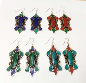 ต่างหูห่วงโลหะแฟชั่นใหม่มีสไตล์ต่างหูห่วงสำหรับผู้หญิงต่างหูห่วงแฟชั่นสำหรับผู้หญิงมีอยู่ในอินเดีย - Product Image 3