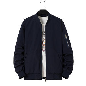 Veste bomber imperméable coupe-vent standard pour homme, doublure chaude, poignets côtelés, pour les voyages d'hiver, style streetwear tendance - Product Image 3