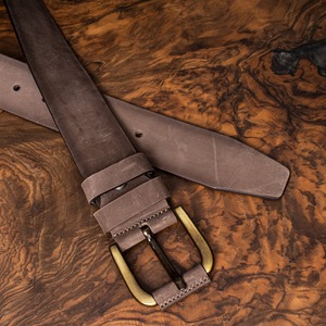 Cinturón hecho a mano de cuero de grano completo hecho a mano de hombre de grano completo espacios en blanco - Product Image 2