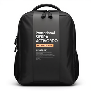 Bolsa para Portátil Sierra Promocional, 41 x 32 x 8.5 cm, Poliéster Negro, LIGHTPAK - Product Image 2