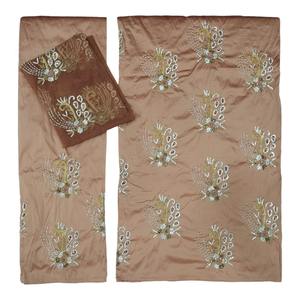 Vestido de Noche y Boda Africana con Pedrería Hecha a Mano, 100% Poliéster, Color y Tela Personalizables, Estilo Dobby, Tela de Malla - Product Image 1