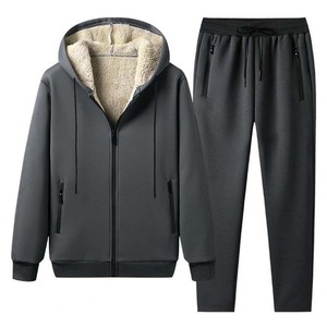 Chándal informal de 2 piezas, conjuntos de hombre de color sólido, ropa deportiva de talla grande, chándales - Product Image 2