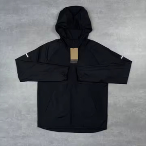 2025 New Fashion Style Outdoor <b>Men's</b> Hooded Windbreaker <b>Jacket</b> with Zipper 3D Print Solid Pattern for <b>Cycling</b> & Running - Product Image 2