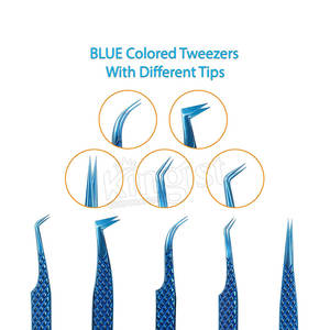 แหนบต่อขนตาสแตนเลสปลายเอียงแบบกำหนดเองที่มีปลายเรียบและมีความแม่นยำทนทานคุณสมบัติสำหรับการใช้งานในชีวิตประจำวัน - Product Image 2