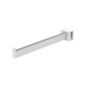 ราวแขวนสินค้าแบบตรง ทรงสี่เหลี่ยมผืนผ้า ทำจากโลหะ สำหรับร้านค้าใหม่ แบบแขวนด้านหน้า สำหรับการจัดแสดงสินค้าเชิงพาณิชย์ - Product Image 1