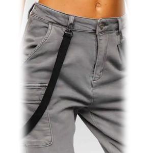 Pantalones de vestir de pierna ancha sueltos para oficina de cintura alta transpirables a la moda para mujer de nuevo diseño ajustado - Product Image 5