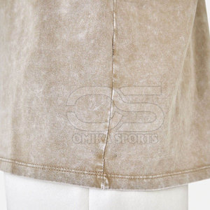 100% coton hommes lavage à l'acide t-shirt pour la rue à la mode et Vintage amoureux hommes lavage à l'acide t-shirt - Product Image 2