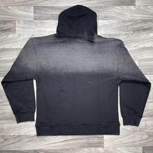 เสื้อฮู้ดดี้ผ้าฝ้าย 100% หนัก 400 กรัม ซักย้อมแบบแอซิดวอช สวมใส่สบายสำหรับผู้ชายในฤดูหนาว - Product Image 2
