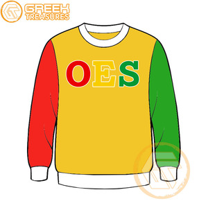 Commande personnalisée de l'étoile de l'Est sweat-shirt brodé en molleton de coton pull de haute qualité vêtements grecs OES sweat-shirts - Product Image 5