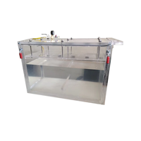 Boîte à gants sous vide en PMMA acrylique transparent et en plexiglas pour laboratoire, expériences scientifiques et recherche
