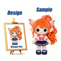 Fournisseur de la marque Shengye, vente en gros, tenue décontractée de style hip-hop, streetwear, figurine en peluche cool pour fille, jouet pour cadeau
