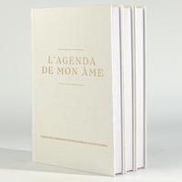 Agenda de Luxe sur Mesure avec Reliure Exquise, Couverture en Lin, Impression et Marquage Doré