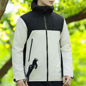 Chaqueta acolchada de Primavera de camuflaje recubierta de gimnasio 100% poliéster entrenamiento de gran tamaño a prueba de viento impermeable deporte Puff para Unisex - Product Image 6