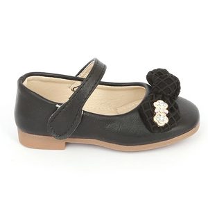 รองเท้าส้นสูงสำหรับเด็กผู้หญิง (A101) - สีดำ - Product Image 2