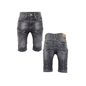Pantalones Cortos de Mezclilla Casuales de Alta Calidad para Hombre, Diseño Personalizable, Cintura Media, Lona Sólida Teñida, Precio Razonable para un Estilo Personal - Product Image 1