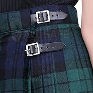 Kilt Tartán de color personalizado de alta calidad al por mayor de fábrica para mujer ropa Europea superventas - Product Image 5