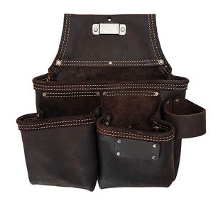 Bolso de herramientas de cuero resistente para trabajo profesional, correa de herramientas personalizada de fábrica, de buena calidad, último modelo - Product Image 4