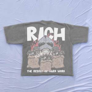 T-shirt en coton délavé à l'acide XL personnalisable T-shirt en coton 100% tissé de style hip-hop vintage de qualité supérieure pour hommes - Product Image 6