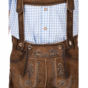 Allemand oktoberfest lederhosen shorts hommes en cuir de chèvre brodé bavarois tenue fournisseur oem achats en gros - Product Image 4