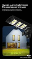 Caméra de sécurité COSFLOW à 3 objectifs avec lumière LED, 6MP, suivi de mouvement, étanche, sans fil, 4G WiFi, solaire, CCTV pour extérieur, version nocturne