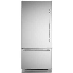 Réfrigérateur encastrable en acier inoxydable de 36 pouces avec porte battante gauche, compresseur électrique compact pour usage domestique et hôtelier - Product Image 4