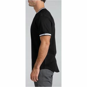 T-shirt lourd 100% coton t-shirts à manches courtes col rond hommes T-shirt personnalisé t-shirts décontractés - Product Image 6