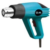 Pistolet thermique électrique multifonctionnel industriel portatif en acier inoxydable à température réglable 2000W pour bricolage