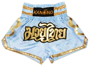 กางเกงขาสั้นแบบมวยไทยขาสั้นสำหรับทุกเพศกางเกงมวยสีดำแบบสั่งตัด - Product Image 3