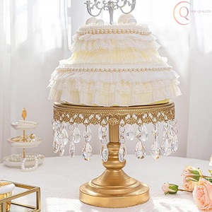 Base para Pastel de Metal de Lujo, Estilo Clásico, Color y Tamaño Personalizables, Apta para Lavavajillas, para Presentación de Pasteles en Ocasiones Especiales - Product Image 3