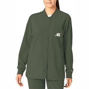 Vente en gros de blouses de travail pour femmes en coton 100%, confortables, légères, durables, uniformes d'hôpital personnalisés, logo couleur, vente en ligne - Product Image 3