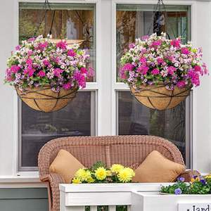 Nouveaux jardinières Vintage suspendues pour la décoration intérieure jardinière extérieure et intérieure compacte jardin rond Vase de jardin Design classique - Product Image 4