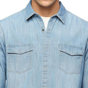 Meilleures chemises décontractées pour hommes 100% coton Séchage rapide Col montant Tissu tricoté doux Respirant Vêtements pour adultes - Product Image 2