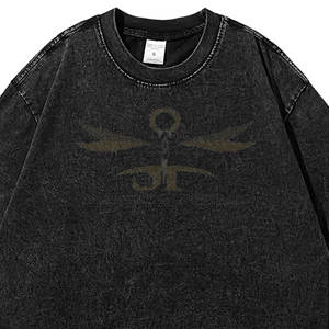 เสื้อยืดวินเทจสำหรับผู้ชายเสื้อยืดวินเทจผ้าคอตตอน100% ดีไซน์ OEM - Product Image 6