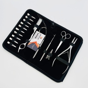 Đa chức năng Remy tóc mở rộng Công cụ tạo kiểu tóc Kit thép không gỉ plier dao cạo phần clip vòng móc phụ kiện tạo kiểu tóc - Product Image 6