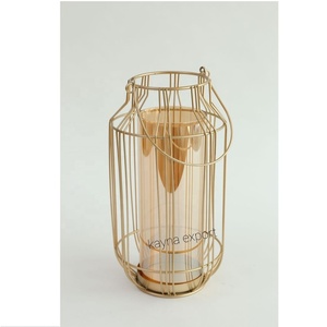 Modern Fancy Metal Antique Finished Hanging <b>Lanterns</b> <b>Candle</b> Jar for Lighting Decoration for Wedding and Event Decorative <b>Lantern</b> - Product Image 2