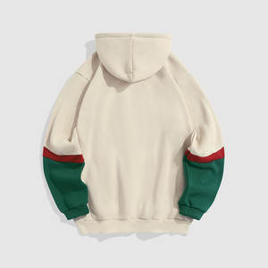 Sweats à capuche surdimensionnés tendance pour hommes meilleure qualité tissage tricoté couleurs unies anti-rétrécissement pas cher service OEM sweats à capuche - Product Image 2