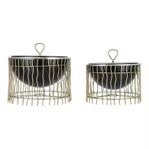 Fabuloso Lanzamiento de cazuelas redondas de Metal Hotpot mejor calidad olla forma redonda hoteles Mesa comida calentamiento uso Buffet - Product Image 3